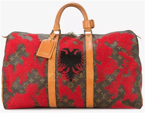 albanian flag louis vuitton|Louis Vuitton launches the bag with the Albanian flag .